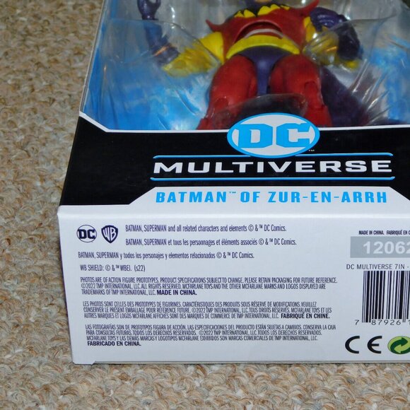 2022 McFarlane DC Multiverse 7" Batman of Zur-En-Arrh Figure MIB New R.I.P. - Picture 7 of 11